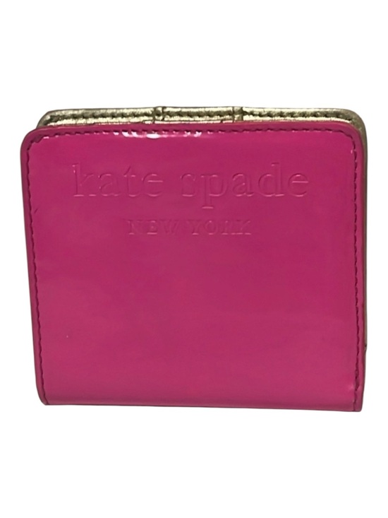 kate spade Handbags - Kate Spade Pink Patent Leather Small Wallet Coin Purse ID Card Holder